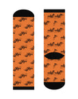 Cushioned Crew Bat Pattern Socks