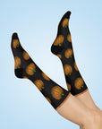 Cushioned Crew Pumpkin Pattern Socks