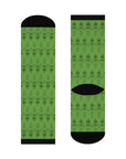 Cushioned Crew Skeleton Pattern Socks