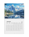 2025 Calendar - Scenic Views of Nature (Inspirational)