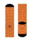 Cushioned Crew Spider Web Socks