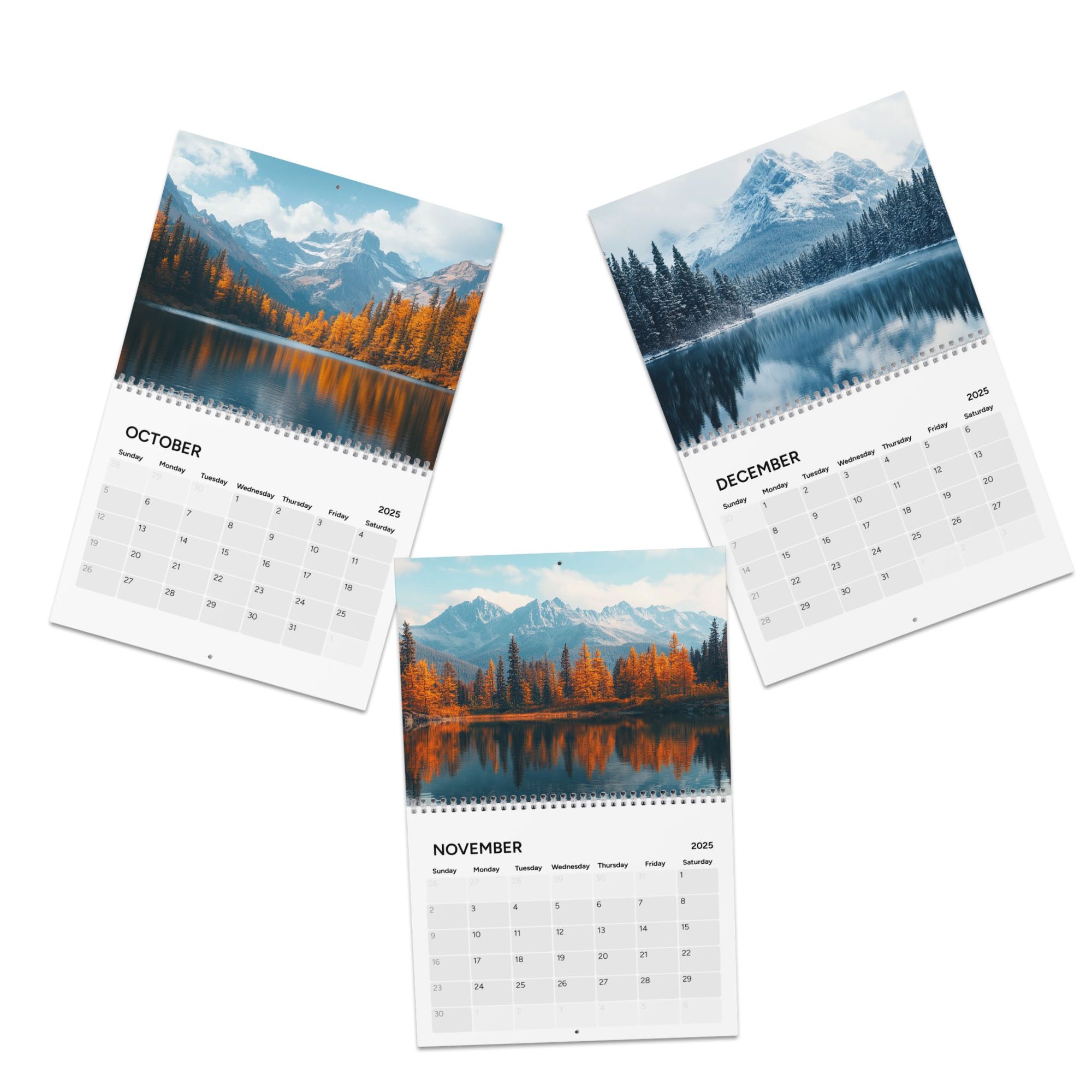 2025 Nature Calendar - Scenic Views of Nature