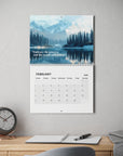 2025 Calendar - Scenic Views of Nature (Inspirational)