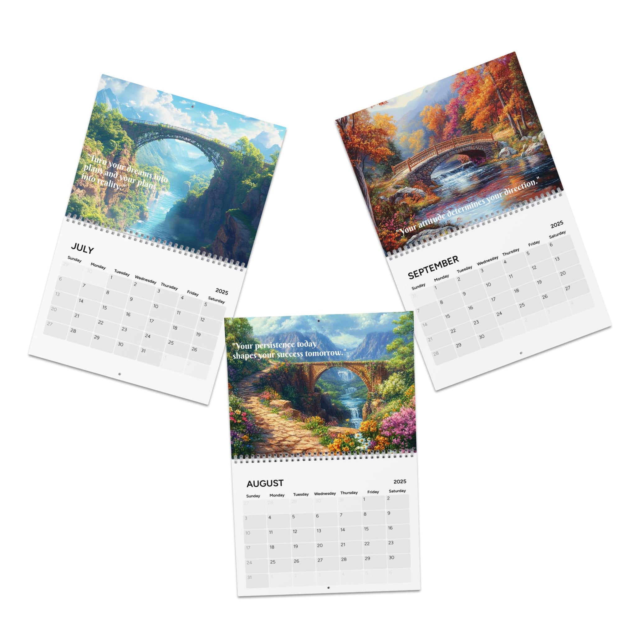 2025 Nature Calendar - Scenic Views (Bridges)